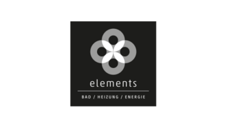 Logo des Partner des Allgäuer Golf- und Landclub e.V. – elements Bad/Heizung/Energie